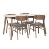 Jarrow 5 Piece Solid Wood Dining Set