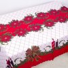 New Candy 150*180cm Classical Christmas Printed Table Cover Home Living Room Christmas Dinning Tablecloth Dec