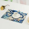 30*40cm Table Pad Cotton Linen Heat Insulation Waterproof Tablecloth Meal Cup Mat Mouse Pad