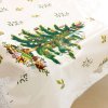 Christmas Disposable Tablecloth Festive Rectangle Table Cloth Xmas Tableware Dining Kitchen Tools