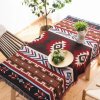 Cotton Sofa Couch Throw Rug Warm Blanket Sofa & Chair Cover Table Cloth Decorative Tassels