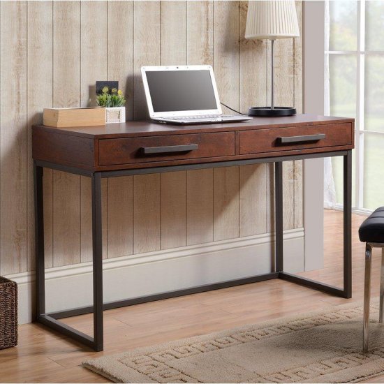 Parnassus 2 Drawer Writing Desk - Click Image to Close