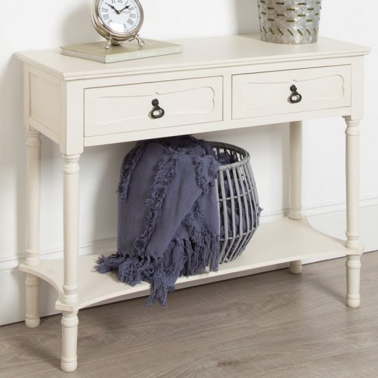 Dehon Wood Console Table - Click Image to Close