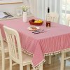 Countryside Style Inspissate Tablecloth Cotton Linen Table Cloth Home Decor