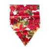 180*35cm European Christmas Decoration Embroidery Christmas Table Flag Home Desktop Decor