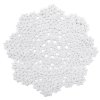 Vintage Style Cotton Placemat Yarn Hand Crochet Lace Doily