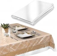 Clear Plastic Tablecloth 100% Waterproof Table Protector