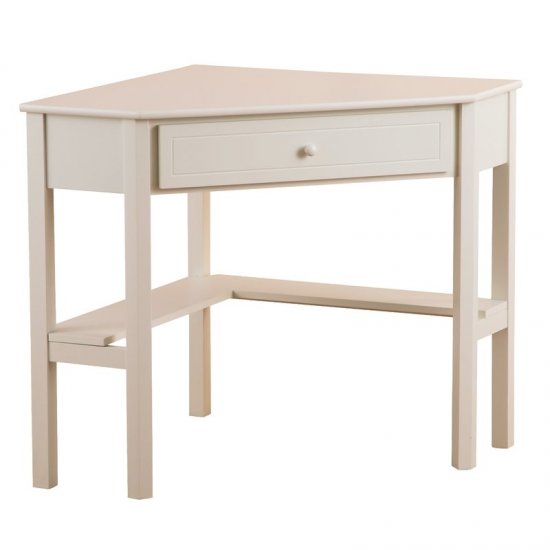 Daniel 1 Drawer Corner Writing Desk - Click Image to Close