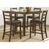 Gosselin Contemporary 5 Piece Counter Height Dining Set