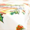 Christmas Disposable Tablecloth Festive Rectangle Table Cloth Xmas Tableware Dining Kitchen Tools