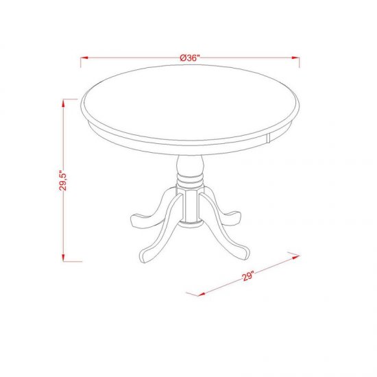 Artin 5 Piece Dining Set - Click Image to Close