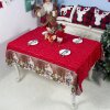 150x180cm Retro Christmas Washable Tablecloth Home Dinning Table Christmas Decor Table Cover