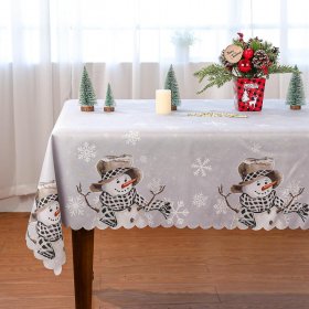 Christmas Tablecloth 52 x 70 Inch