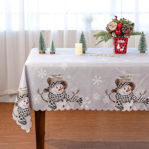 Christmas Tablecloth 52 x 70 Inch