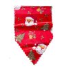 180*35cm European Christmas Decoration Embroidery Christmas Table Flag Home Desktop Decor