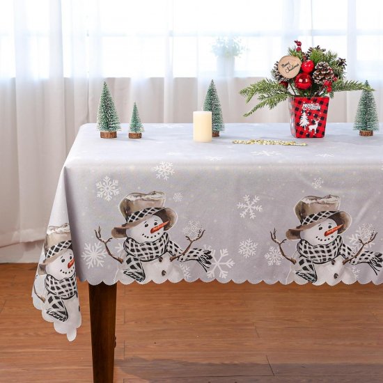 Christmas Tablecloth 52 x 70 Inch - Click Image to Close