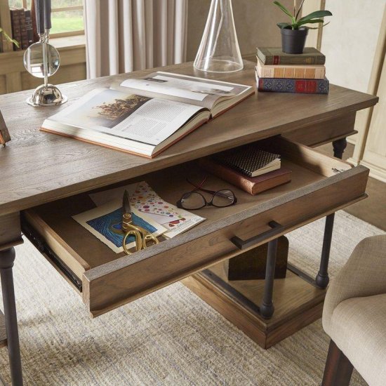 Poynor Solid Wood Desk - Click Image to Close